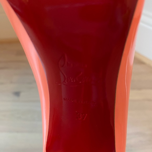 Brand new Louboutin flamingo pink pumps size 37 - Picture 7 of 8